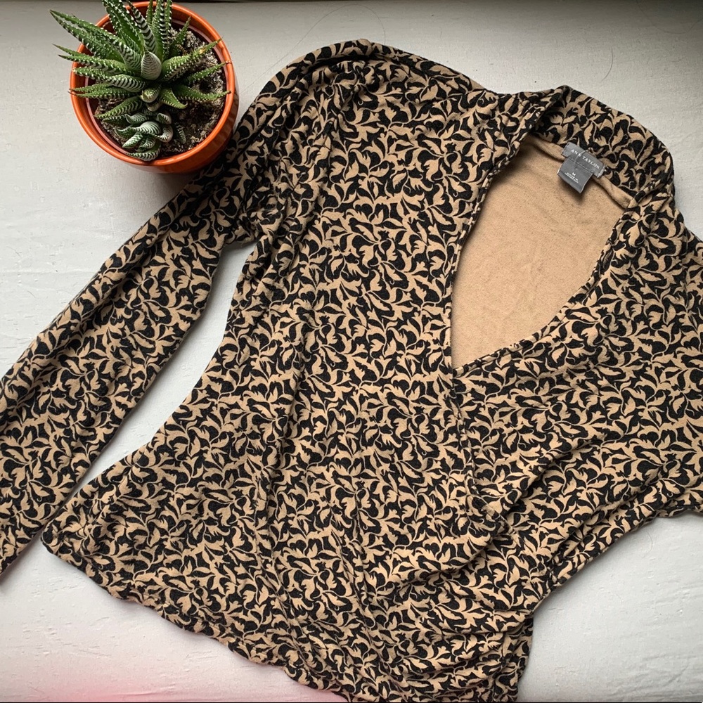 Ann Taylor Wrap Top